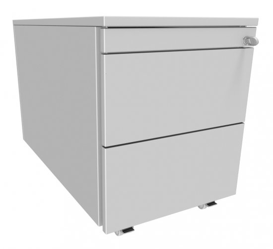 Rollcontainer 1/4/4 mit Greifprofil, Tiefe 800mm