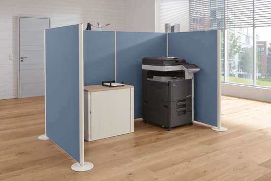 Terio Plus Akustik Stellwand Höhe 1600 mm