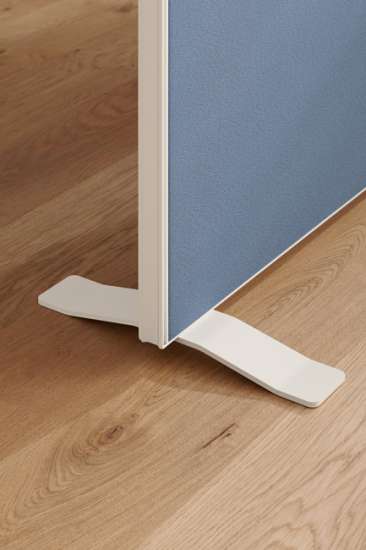Terio Plus Akustik Stellwand mit 2 Organisationsnuten Höhe 1600 mm