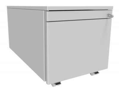 Rollcontainer 1/6 mit Greifprofil, Tiefe 800mm