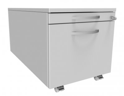 Rollcontainer 1/6 mit Griff, Tiefe 800mm